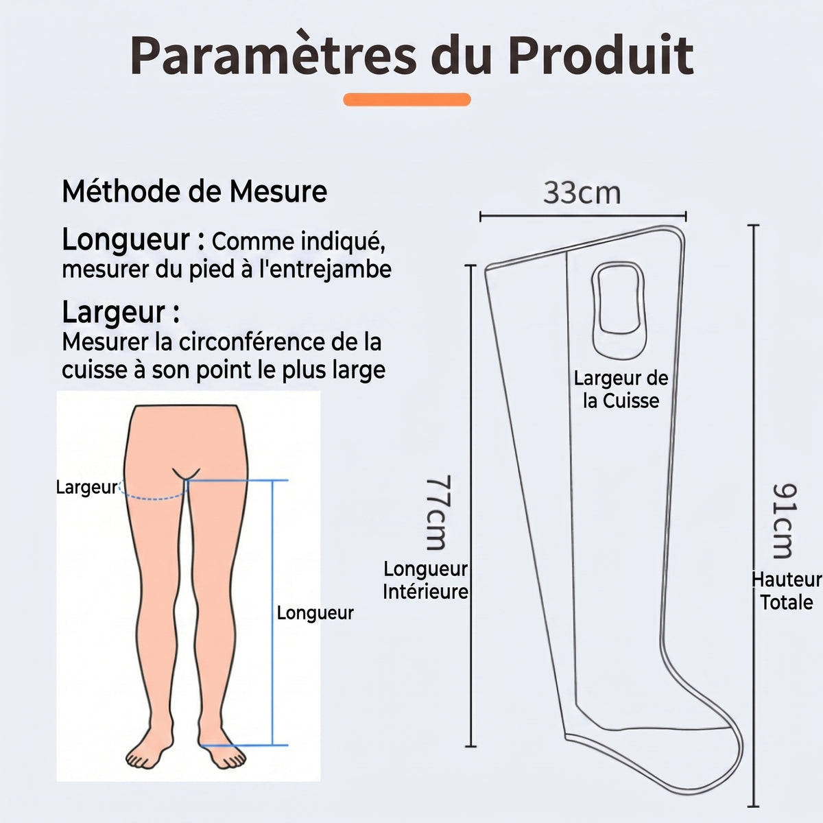 Bottes de Pressothérapie — Récupération Pro | Sans Fil